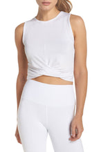 Load image into Gallery viewer, Alo Yoga Women&#39;s Crewneck Cover Tank, White, L
