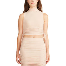 Load image into Gallery viewer, BB Dakota by Steve Madden Women&#39;s Cinched Mock Neck Pullover Top, Beige, S
