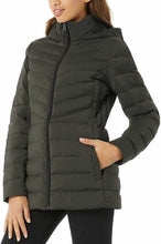 Load image into Gallery viewer, 32 Degrees Heat Women&#39;s Hooded 4-Way Stretch Jacket, Arol Green, M
