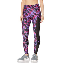 Load image into Gallery viewer, PUMA Women&#39;s XTG All Over High-Rise Print Leggings, Purple Glimmer-AOP, XS
