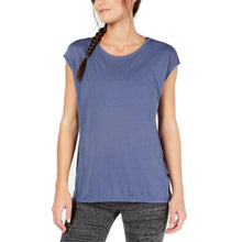 Load image into Gallery viewer, Calvin Klein Performance Women&#39;s Crisscross Back T-Shirt, Blue, S
