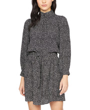 Load image into Gallery viewer, Sanctuary Women&#39;s On The Town Dot Print Long Sleeve Dress, Black, 4
