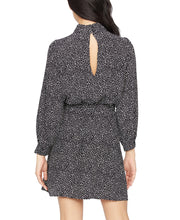 Load image into Gallery viewer, Sanctuary Women&#39;s On The Town Dot Print Long Sleeve Dress, Black, 4
