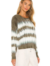 Load image into Gallery viewer, Sanctuary Women's  Sunsetter Cotton Sweater, Organic Green Tie-Dye, S
