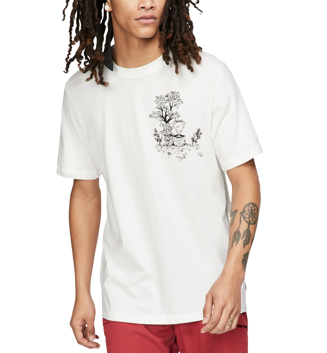 Nike Men's Trophy Graphic Crewneck Cotton T-Shirt, White, XL