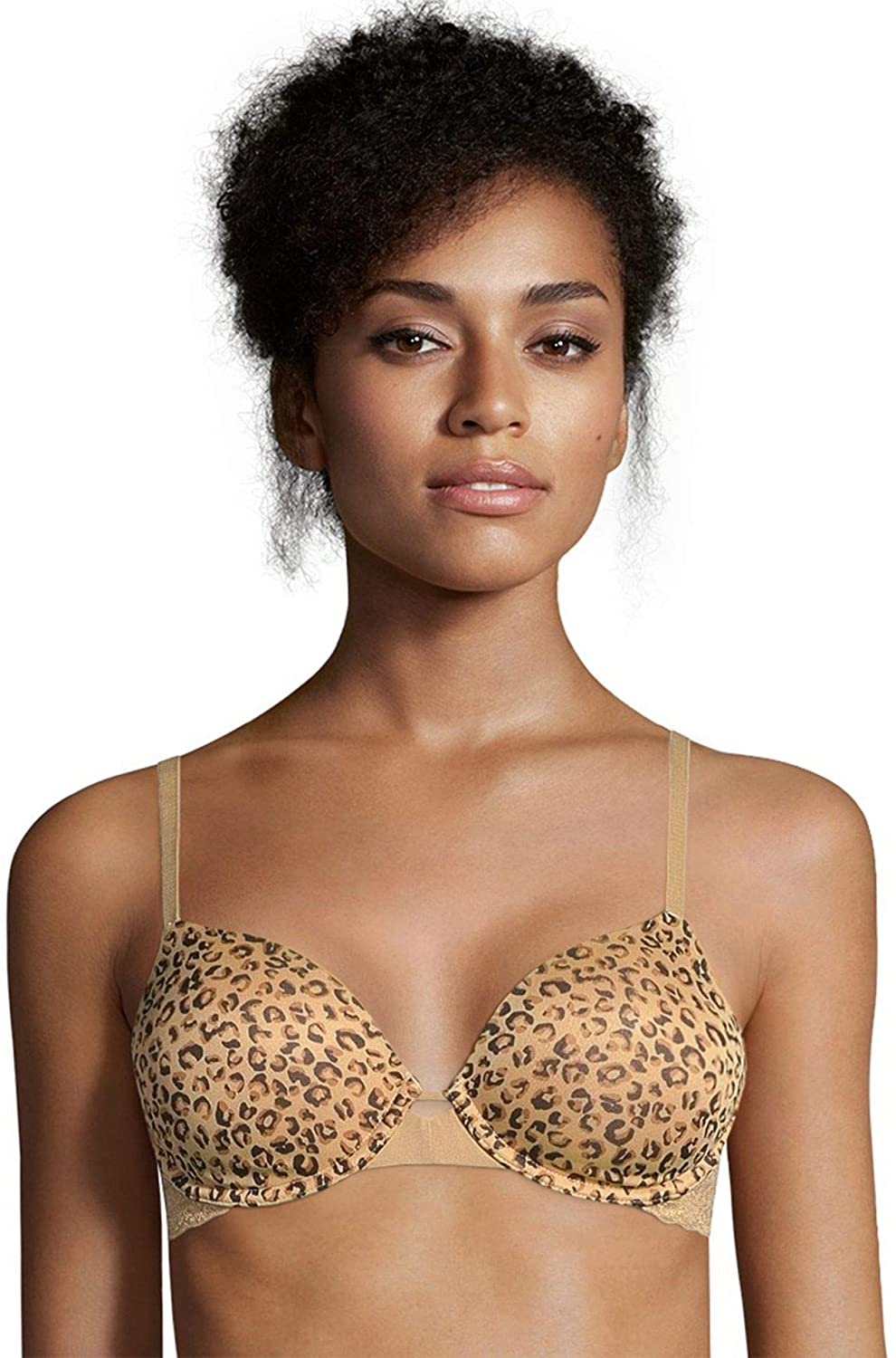 Maidenform Women's Underwire Bra,Kissing Leopard Print/Body Beige, 32B
