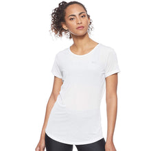 Load image into Gallery viewer, Under Armour Women&#39;s Sport Mesh Short Sleeve Shirt, Onyx White, M
