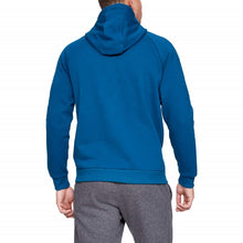 Load image into Gallery viewer, Under Armour Men&#39;s Athletic Rival Fleece Full Zip Hoodie, Teal Vibe, L
