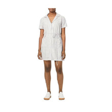 Load image into Gallery viewer, French Connection Women&#39;s Laiche Striped Mini Shirtdress, White, 4
