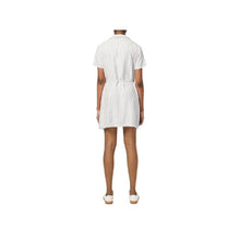 Load image into Gallery viewer, French Connection Women&#39;s Laiche Striped Mini Shirtdress, White, 4
