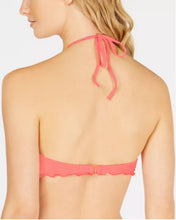 Load image into Gallery viewer, SUNDAZED Women&#39;s Ava Ruffle-Edge Bikini Top, Coral Oasis, 34B
