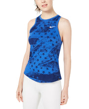 Load image into Gallery viewer, Nike Women&#39;s Printed Racerback Tank Top, Blue, S
