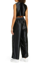Load image into Gallery viewer, Nike Women's ICON Clash Glam Dunk Wide-Leg Jumpsuit, Black, M
