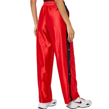 Load image into Gallery viewer, Nike Women&#39;s Sportswear Popper Glam Dunk Old-School Snap Pants, Red, L
