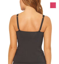 Load image into Gallery viewer, Bleu by Rod Beattie Women&#39;s V-neck Ruching Tankini Top, Rouge, 10
