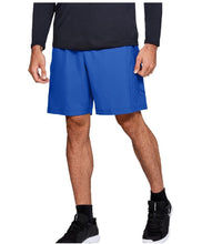 Load image into Gallery viewer, Under Armour Men's Athletic Breathable Woven Graphic Shorts, Blue, XXL
