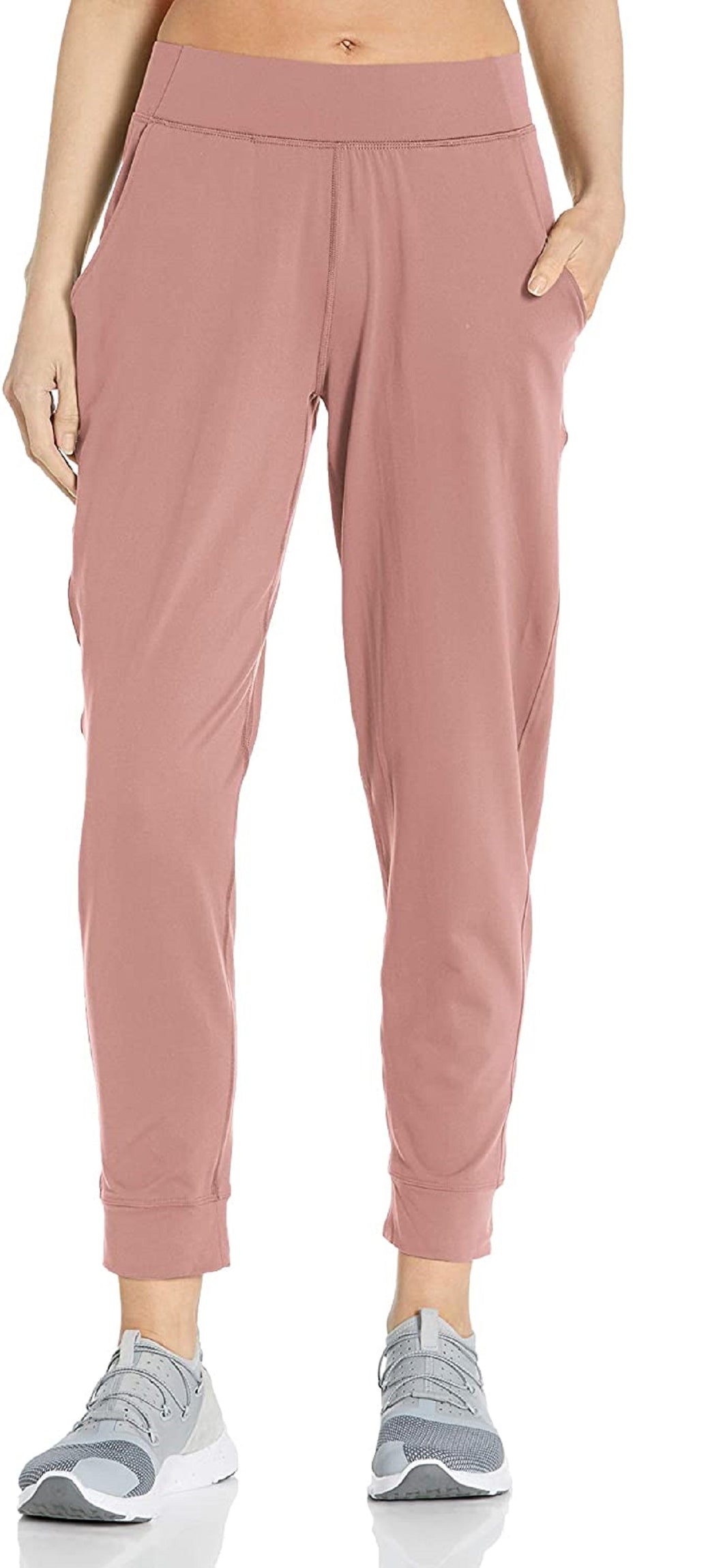 Under Armour Women's Meridian Joggers, Hushed Pink Metallic Silver, XS