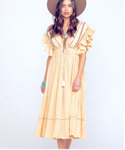 Load image into Gallery viewer, Free People Women&#39;s Will Wait For You Midi Dress, Garbanzo Bean, M
