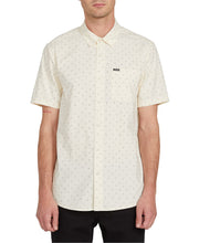 Load image into Gallery viewer, Volcom Men's Mark Mix Short Sleeve Cotton Shirts, White Flash, 2XL
