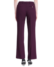Load image into Gallery viewer, Calvin Klein Women's Straight Fit Stretch Trousers, Burgundy, 14
