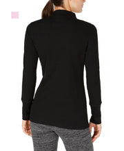 Load image into Gallery viewer, Calvin Klein Women&#39;s Logo-Stripe Mock-Neck Knit Top, Pink, XS
