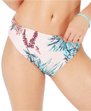 Load image into Gallery viewer, Tommy Hilfiger Women&#39;s Honolulu Garden Foldover Bikini Bottom, Pink, S
