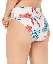 Load image into Gallery viewer, Tommy Hilfiger Women&#39;s Honolulu Garden Foldover Bikini Bottom, Pink, S
