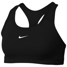 Load image into Gallery viewer, Nike Women&#39;s Swoosh Medium-Support Padded Sports Bra, Black, S
