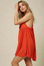 Load image into Gallery viewer, O&#39;Neill Women&#39;s V-Neck Salt Water Solids Cover-Up Dress, Orange, XL
