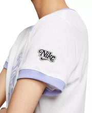Load image into Gallery viewer, Nike Women's Sportswear Logo Cotton Just Do It Ringer T-Shirt, S
