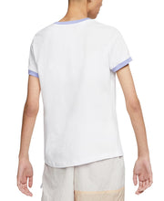 Load image into Gallery viewer, Nike Women's Sportswear Logo Cotton Just Do It Ringer T-Shirt, S

