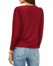 Load image into Gallery viewer, VINCE CAMUTO Women's Vince Camuto Cowl Neck Top, Earth Red, S
