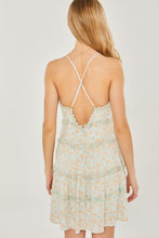 Load image into Gallery viewer, Belloago Women&#39;s Woven Floral Print Mini Tiered Cami Dress
