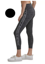 Load image into Gallery viewer, Calvin Klein Women&#39;s Outline-Logo High-Waist 7/8 Length Leggings, L
