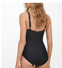 Load image into Gallery viewer, Calvin Klein Women's One-Piece Swimsuit, Black Garden Floral, 6
