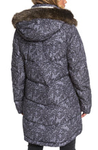 Load image into Gallery viewer, Roxy Women's Ellie Print Waterproof Snow Hoodie Jacket, Grey, XS
