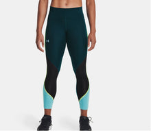 Load image into Gallery viewer, Under Armour Women&#39;s Fast Mesh Panel Athletic Leggings, Dark Cyan, M
