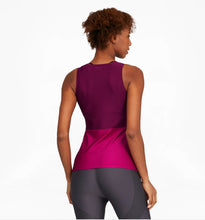 Load image into Gallery viewer, PUMA Women&#39;s Forever Luxe Training Tank, Night Rose Bright Berry, S
