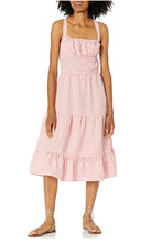 Load image into Gallery viewer, BCBGeneration Women&#39;s Smocked Midi Dress, Coral, S
