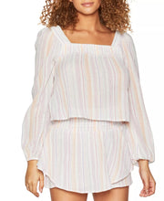 Load image into Gallery viewer, BCBGeneration Women&#39;s Square-neck Top, Neutral, S
