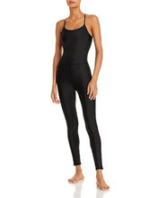 Load image into Gallery viewer, Aqua Athletic Women&#39;s Define Ribbed Jumpsuit, Black, XS
