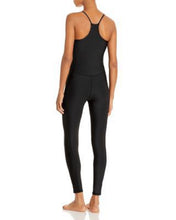 Load image into Gallery viewer, Aqua Athletic Women&#39;s Define Ribbed Jumpsuit, Black, XS
