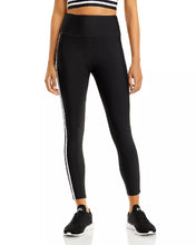 Load image into Gallery viewer, AQUA Athletic Women&#39;s Side Striped Leggings, Black, L
