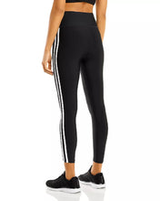 Load image into Gallery viewer, AQUA Athletic Women&#39;s Side Striped Leggings, Black, L
