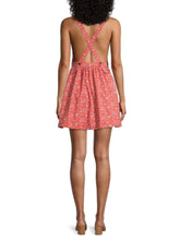 Load image into Gallery viewer, Free People Women&#39;s Petunia Mini Fit-&amp;-Flare Dress, Poppy Combo, S
