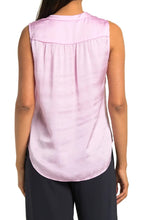 Load image into Gallery viewer, Vince Camuto Women's V-neck Rumpled Satin Blouse, Corsage, S
