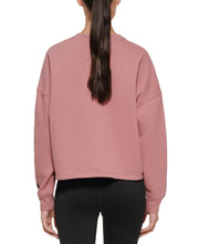 Load image into Gallery viewer, Calvin Klein Performance Women&#39;s  Logo Cropped Sweatshirt, Mauve, XL
