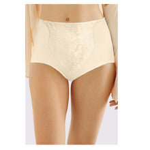 Load image into Gallery viewer, Bali Women&#39;s Lace Panel Shaping Brief 2-Pack, Porcelain, XL
