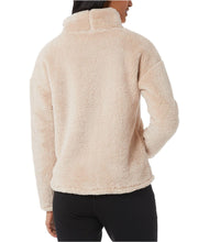 Load image into Gallery viewer, 32 Degrees Women&#39;s Sherpa Mock-Neck Sweater, Coconut Ivory, L
