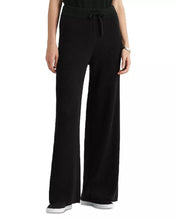 Load image into Gallery viewer, Ralph Lauren Women's Washable Cashmere Sweater Wide Leg Pants, Black, L
